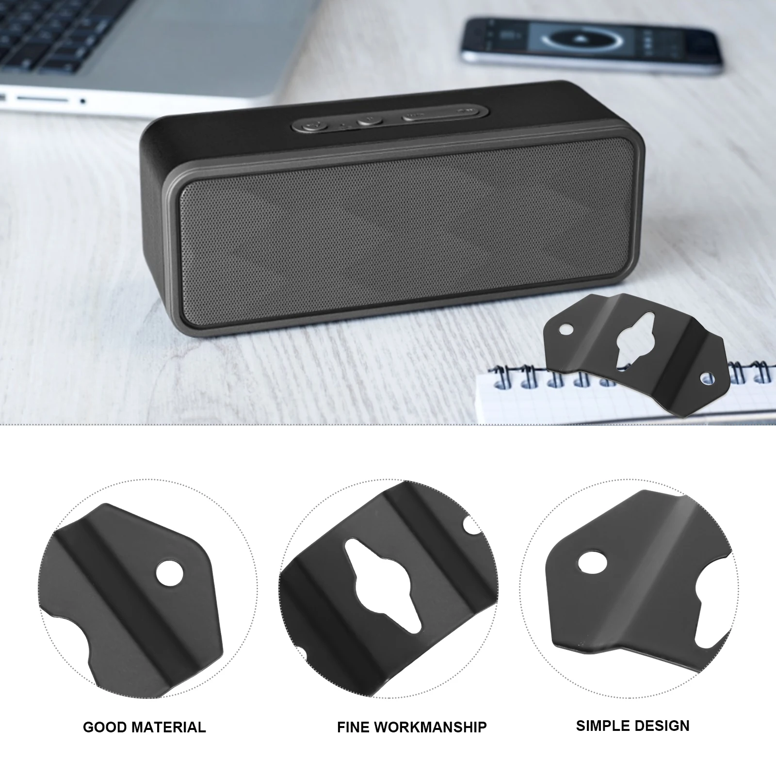 20pcs Heavy Duty Speaker Wall Mount Hook Iron Brackets For Wall-Mounted Speakers Lcd Clocks Hanging Rear Hook Hardware Bracket
20pcs Heavy Duty Speaker Wall Mount Hook Iron Brackets For Wall-Mounted Speakers Lcd Clocks Hanging Rear Hook Hardware Bracket