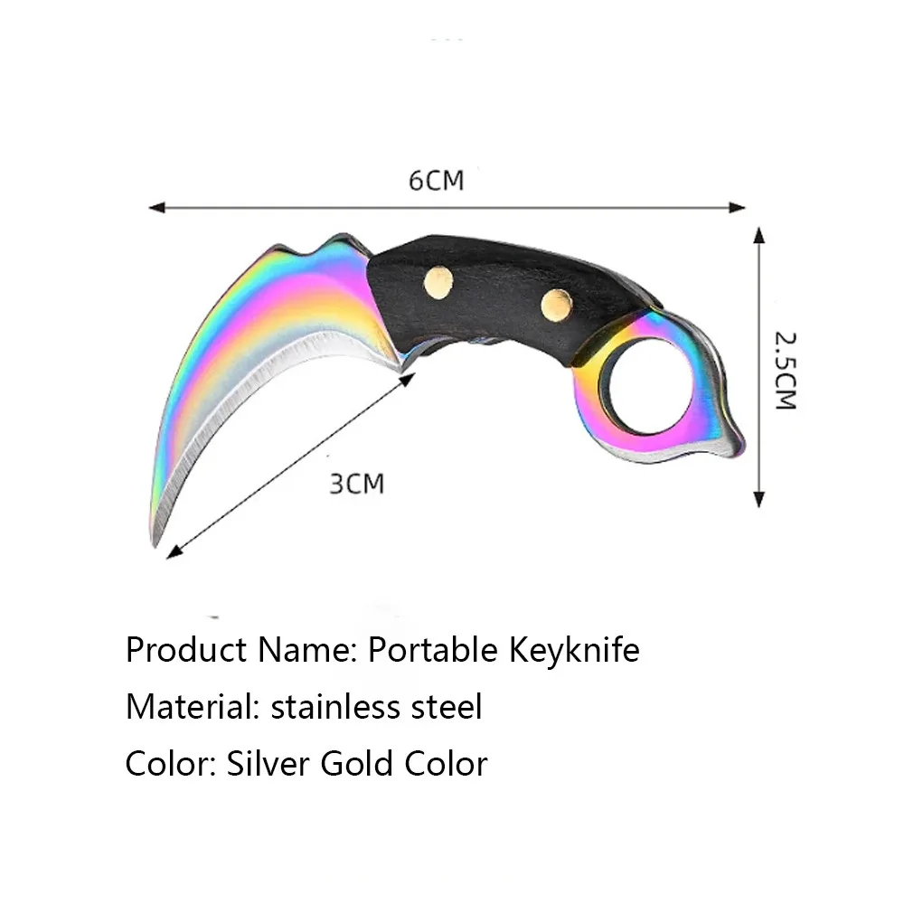 Mini Knife Keychain Pocket Knife Outdoor Camping Tactical Survival Portable Knife Peeler Fixed Blade Multi EDC Tool
Mini Knife Keychain Pocket Knife Outdoor Camping Tactical Survival Portable Knife Peeler Fixed Blade Multi EDC Tool