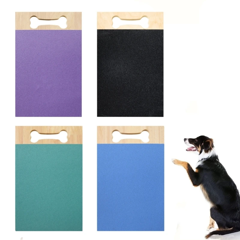 Dog File Board Sandpaper Wooden Dog Scratch Pad for Pets Trimming Care Scratching Mat Toy New
Dog File Board Sandpaper Wooden Dog Scratch Pad for Pets Trimming Care Scratching Mat Toy New