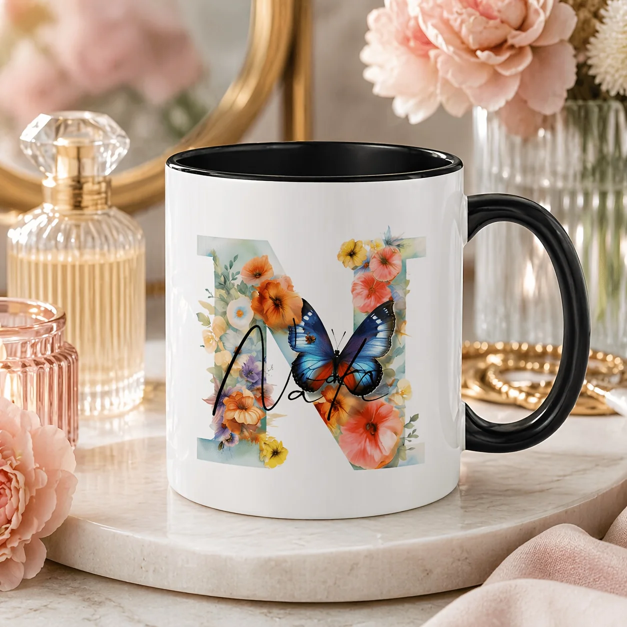 Custom Coffee Cup 11oz Personalized Initial Name Mug, Letter A-Z Monogram Gift for Coffee Lovers Tea Lovers Ceramic Water Cup
Custom Coffee Cup 11oz Personalized Initial Name Mug, Letter A-Z Monogram Gift for Coffee Lovers Tea Lovers Ceramic Water Cup