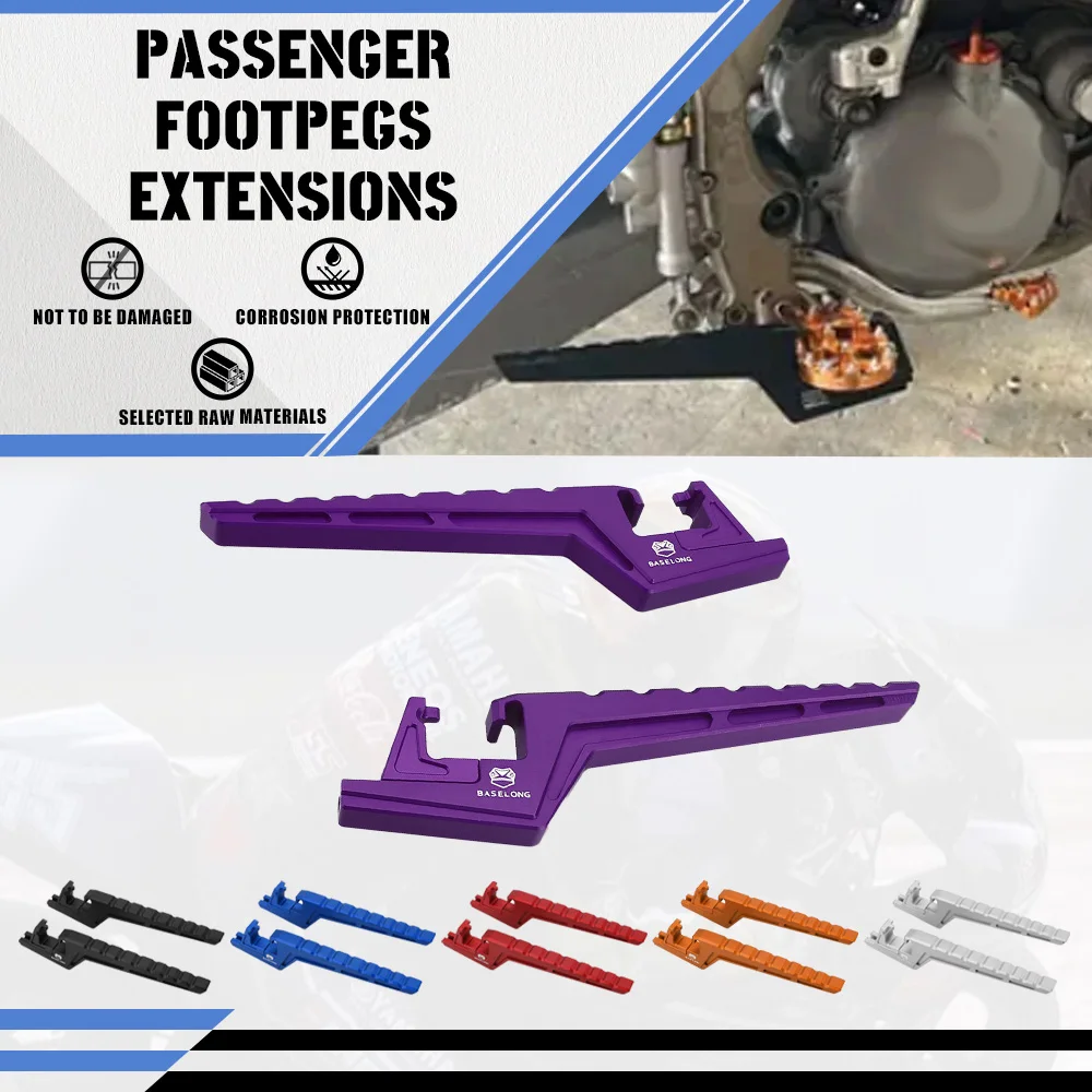 2026 2025 For KTM 125 250 300 350 450 500 SX-F XC-F XC-W EXC-F SX XC Passenger Foot Peg Extensions Extended Footpegs Off-Road
2026 2025 For KTM 125 250 300 350 450 500 SX-F XC-F XC-W EXC-F SX XC Passenger Foot Peg Extensions Extended Footpegs Off-Road