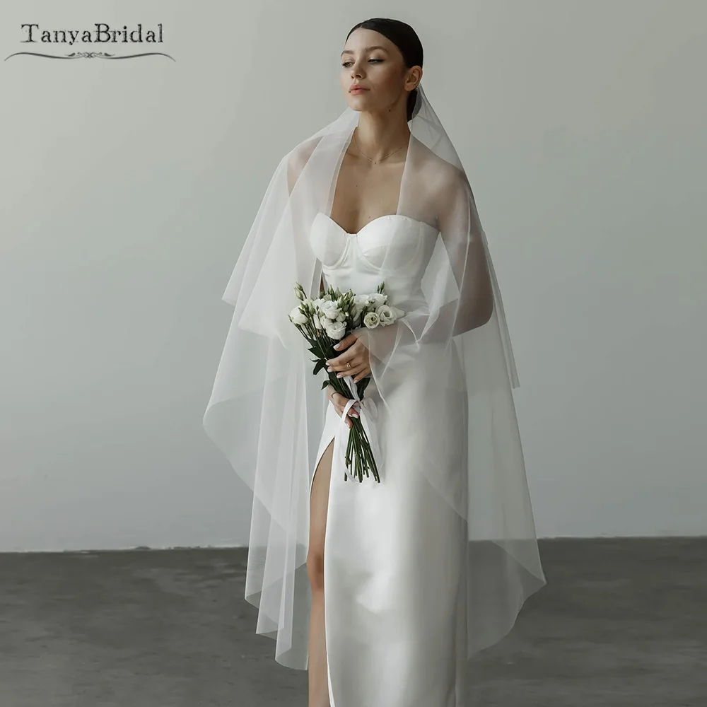 Богемная длинная вуаль, простая мягкая тюлевая свадебная фата с расческой, двухслойная фата DV082
Богемная длинная вуаль, простая мягкая тюлевая свадебная фата с расческой, двухслойная фата DV082