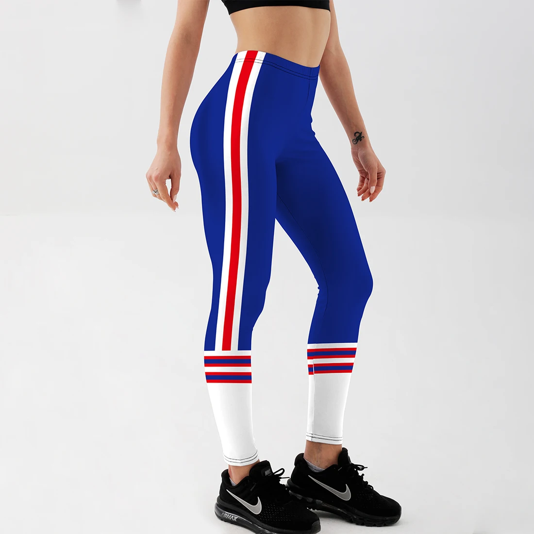 Women's High Waist Red White Stripe Yoga Leggings – Color Block Butt Lifting Fitness Pants for Workout & Daily Wear
Women's High Waist Red White Stripe Yoga Leggings – Color Block Butt Lifting Fitness Pants for Workout & Daily Wear