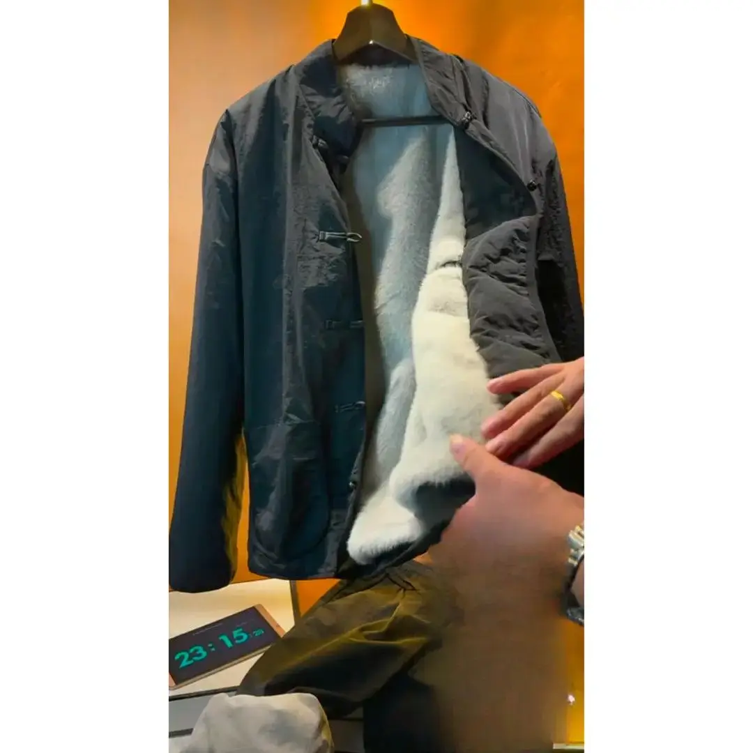 Warm Fce Lined Men's Jaet Executive Sle Mountain Eagle Button Vintage Winter Coat for Men Stand Fit PU Leather Jaet
Warm Fce Lined Men's Jaet Executive Sle Mountain Eagle Button Vintage Winter Coat for Men Stand Fit PU Leather Jaet