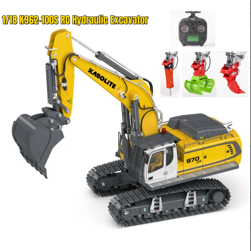RTR Kabolite K962 100S 1/18 RC Гидравлический экскаватор с дистанционным управлением Экскаватор Flysky ST8 Радио Батарея Электрический коготь Игрушка Подарки
RTR Kabolite K962 100S 1/18 RC Гидравлический экскаватор с дистанционным управлением Экскаватор Flysky ST8 Радио Батарея Электрический коготь Игрушка Подарки