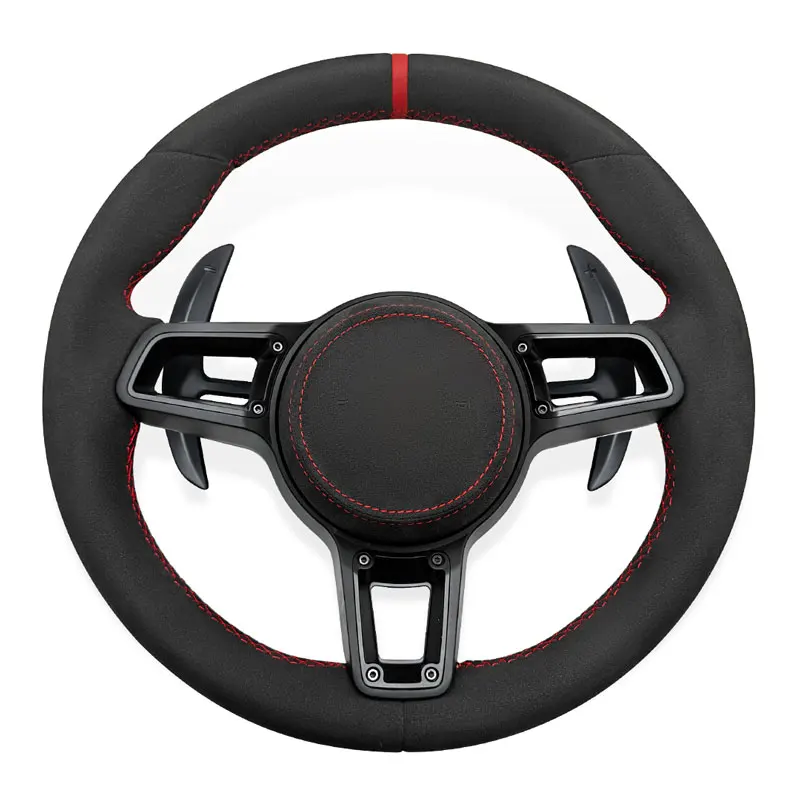Customized Steering Wheel for Porsche Cayenne Panamera Cayman Macan 911 991 970 997 987 981 718 Alcantara Leather Steering Wheel
Customized Steering Wheel for Porsche Cayenne Panamera Cayman Macan 911 991 970 997 987 981 718 Alcantara Leather Steering Wheel
