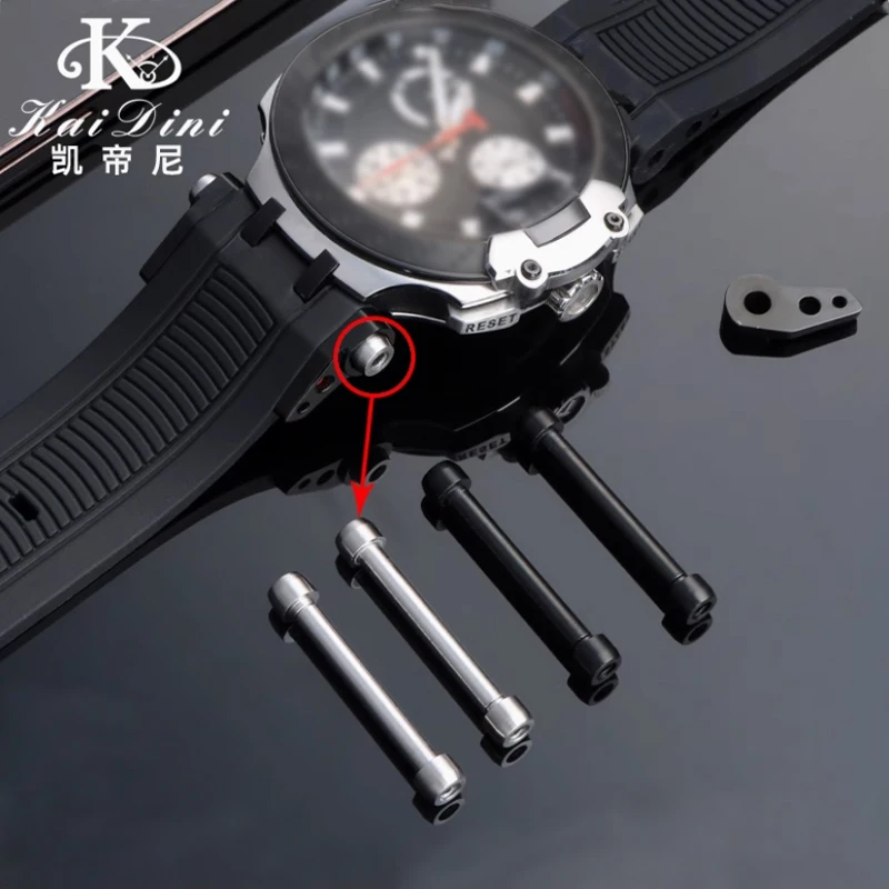 For Tissot T115417A Racing Series Ear Protection Screw Rod Rubber Strap Connecting Rod Watch Accessories
For Tissot T115417A Racing Series Ear Protection Screw Rod Rubber Strap Connecting Rod Watch Accessories