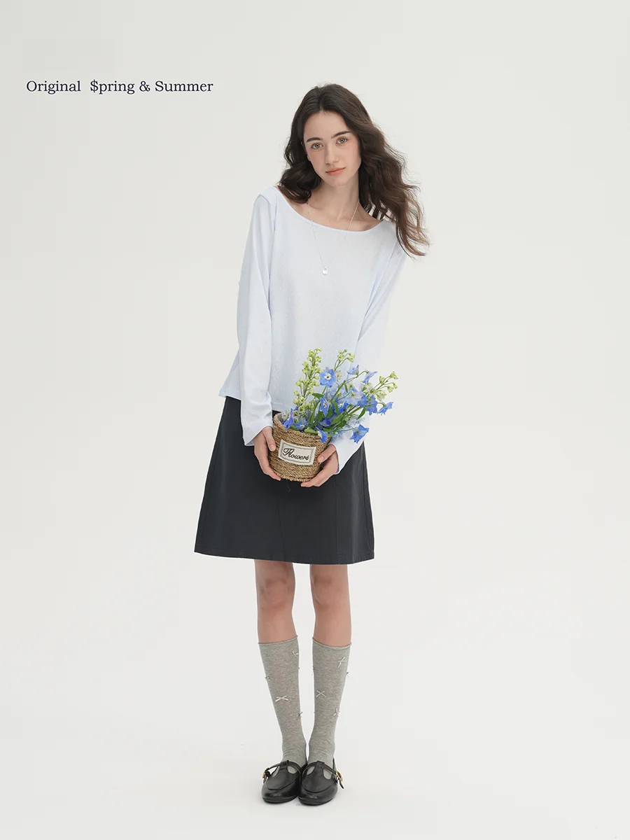 Удобная футболка Mouti с длинным рукавом, повседневная, свободного кроя, однотонная, приятная к телу, с перфорацией, из смесового хлопка и льна
Удобная футболка Mouti с длинным рукавом, повседневная, свободного кроя, однотонная, приятная к телу, с перфорацией, из смесового хлопка и льна