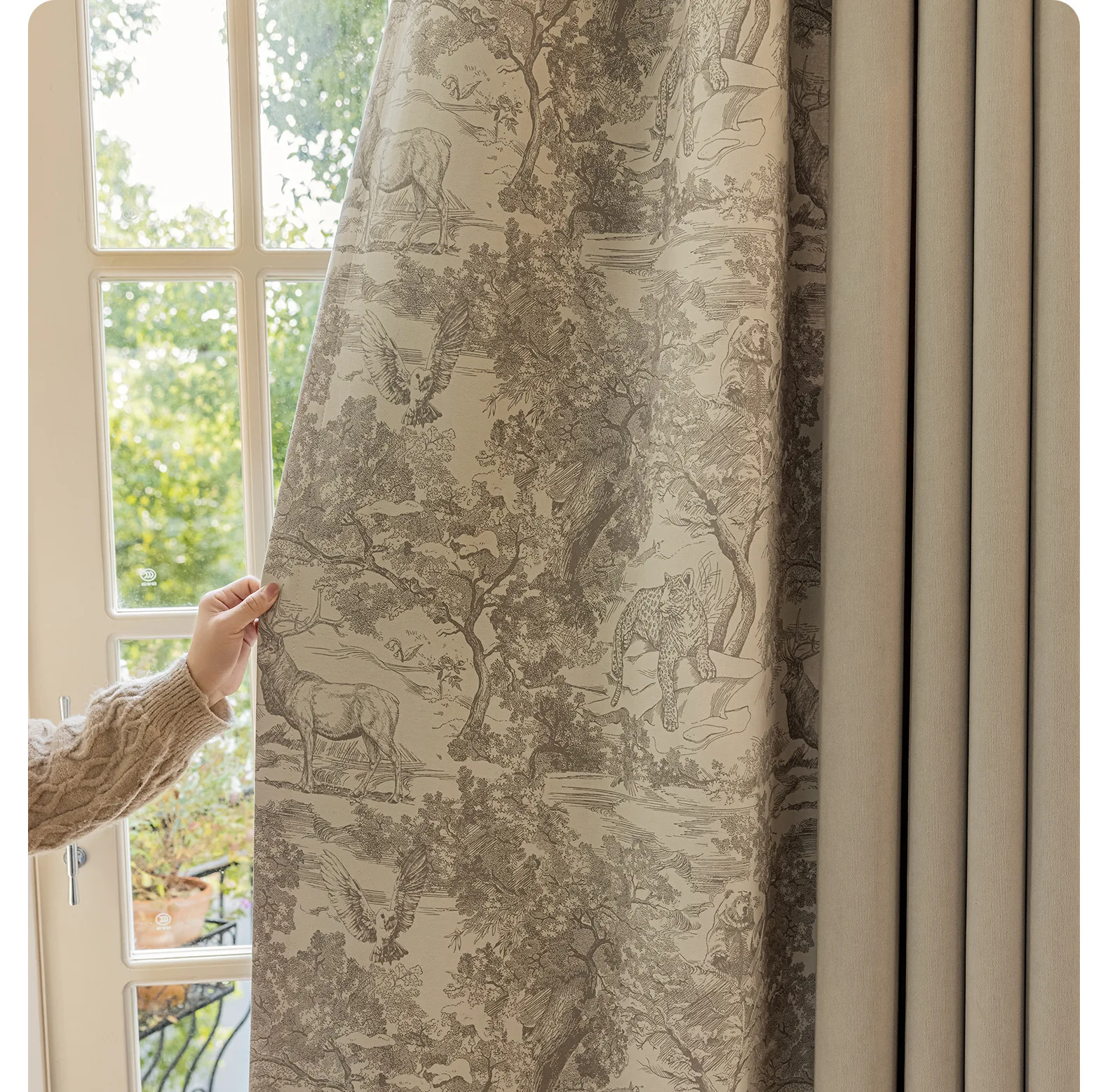 Curtains French American Printing Mosaic Color Matching Chenille High Blackout Curtains Light Luxury Bedroom Retro Nordic
Curtains French American Printing Mosaic Color Matching Chenille High Blackout Curtains Light Luxury Bedroom Retro Nordic