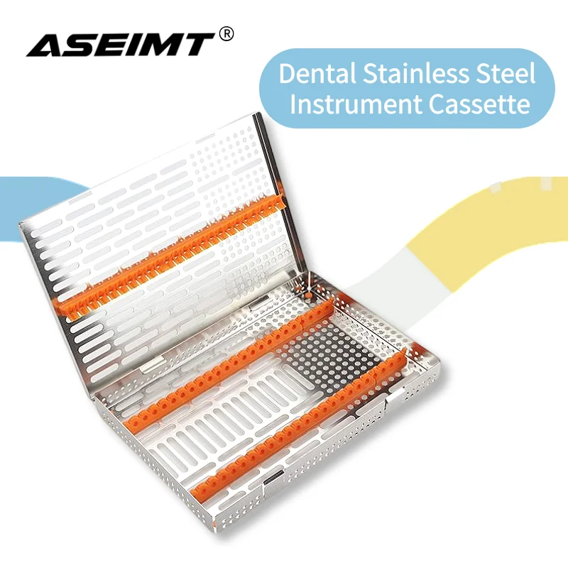 Tainless Steel Dental Implant Instrument Sterilization Cassette, 20-Place, Surgical Instrument Management Box
Tainless Steel Dental Implant Instrument Sterilization Cassette, 20-Place, Surgical Instrument Management Box