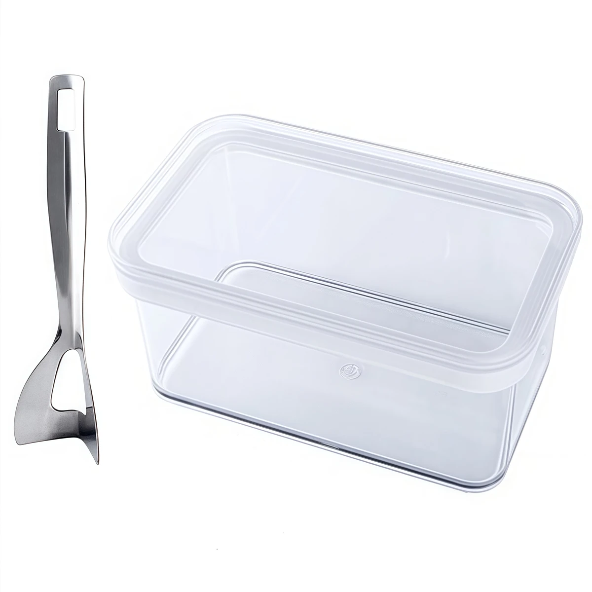 Butter Keeper Container with Spatula Sealing Lid for Dust Protection for Storing Cheese and Spreads in the Fridge
Butter Keeper Container with Spatula Sealing Lid for Dust Protection for Storing Cheese and Spreads in the Fridge