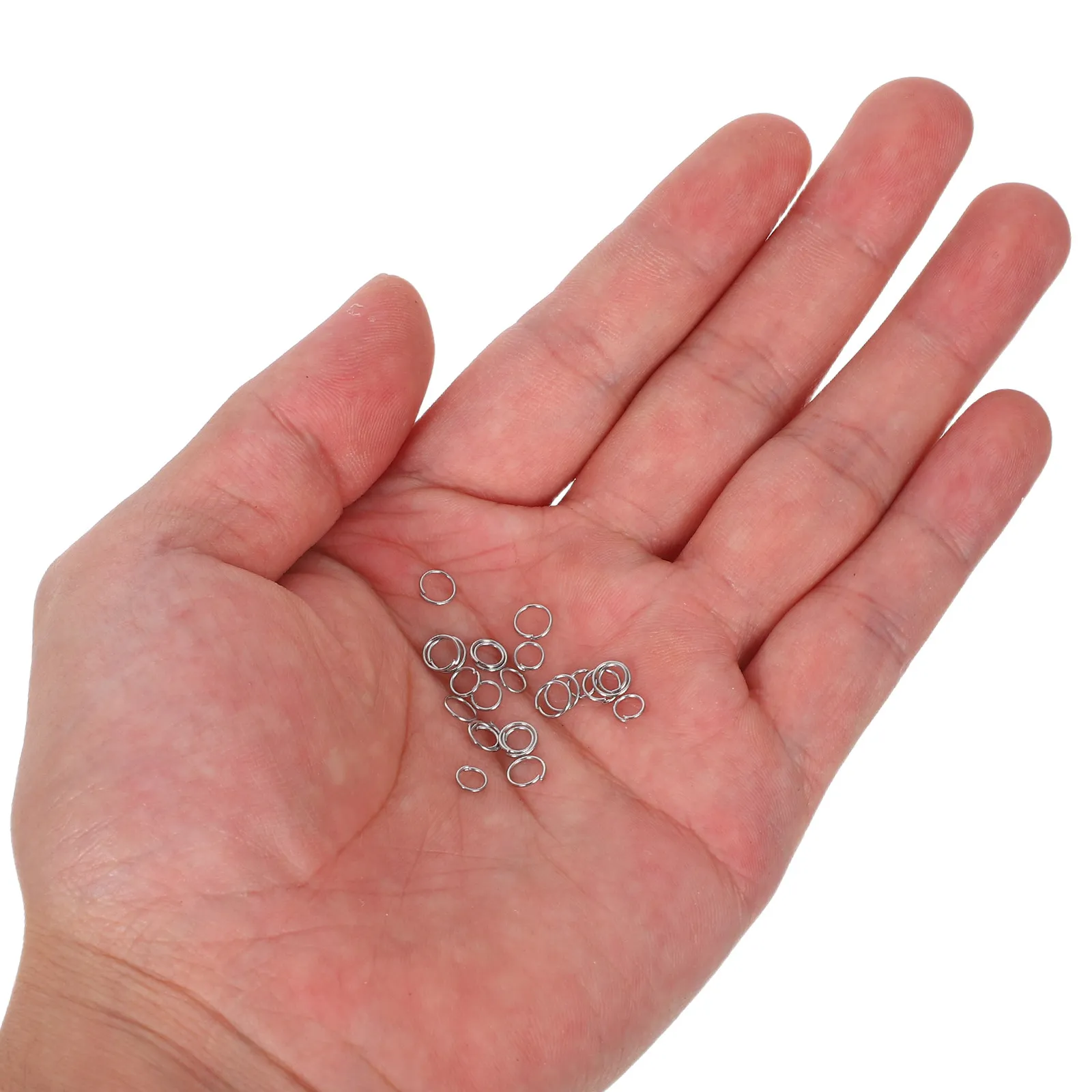 1200Pcs Open Jump Rings Stainless Steel Jewelry Making Findings Smooth Edges Easy Assembly Versatile Connector Rings DIY Craft
1200Pcs Open Jump Rings Stainless Steel Jewelry Making Findings Smooth Edges Easy Assembly Versatile Connector Rings DIY Craft