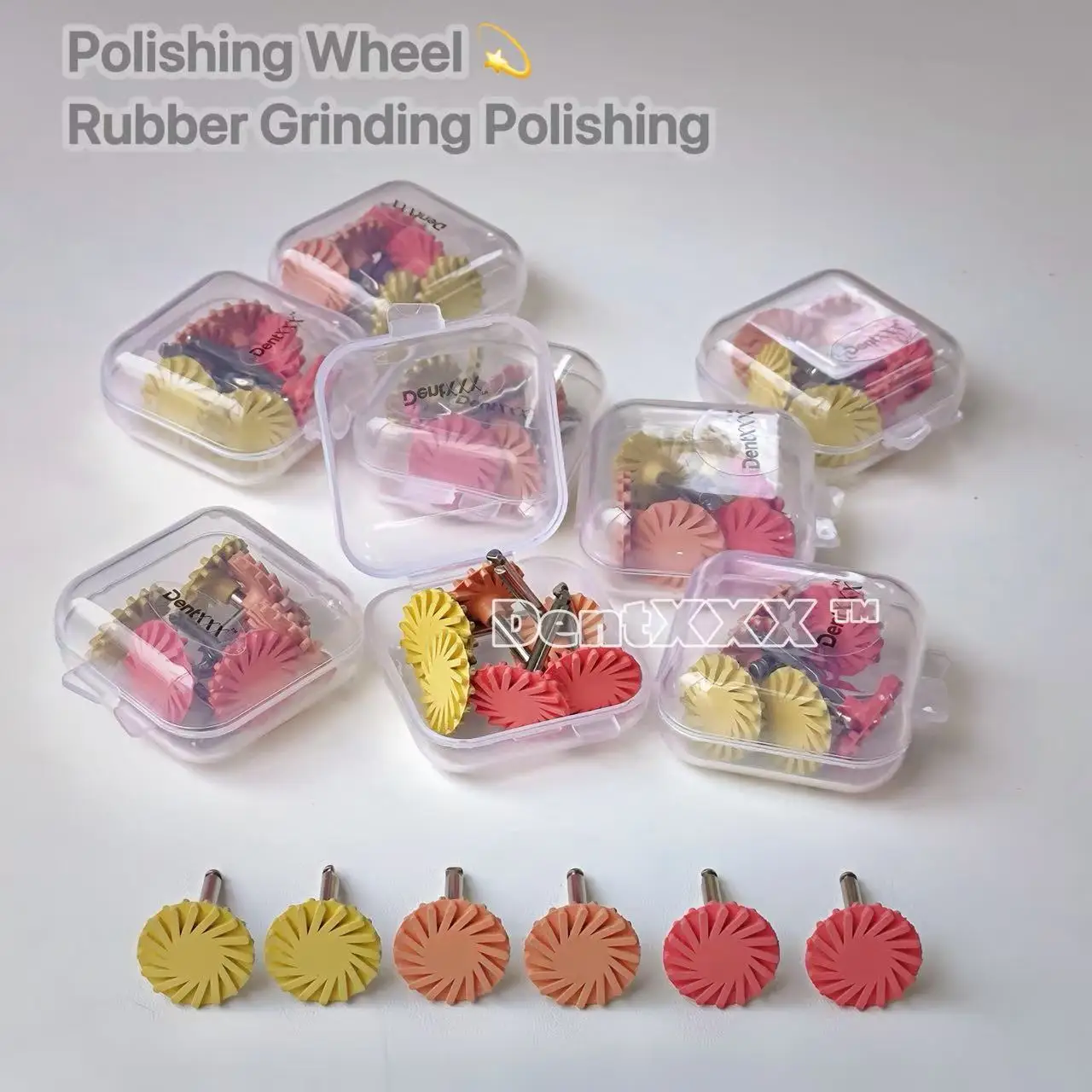 6PCS Flexible Grinding Polishing Head Colorful Rubber Polishing Wheel Set
6PCS Flexible Grinding Polishing Head Colorful Rubber Polishing Wheel Set