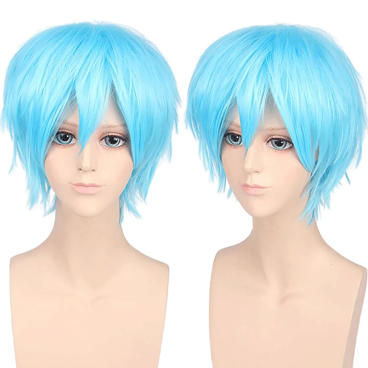 Universal Men's Short Straight Green Black Blue Blonde Synthetic Bob Hair Wig
Universal Men's Short Straight Green Black Blue Blonde Synthetic Bob Hair Wig