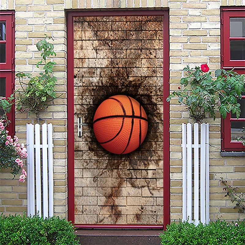 3D Basketball Broken Wall Hole Art Self Adhesive PVC Door Stickers for Home Club Kids Room Decoration Youth Fans Sport Poster
3D Basketball Broken Wall Hole Art Self Adhesive PVC Door Stickers for Home Club Kids Room Decoration Youth Fans Sport Poster