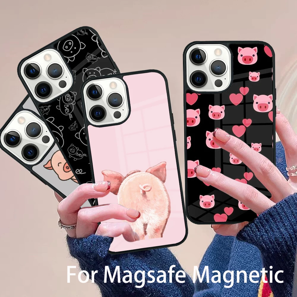 cute pig Phone Case Magesafe Magnetic Wireless Charge Cover For IPhone 16 11 12 13 14 15 Pro Max Plus Mini
cute pig Phone Case Magesafe Magnetic Wireless Charge Cover For IPhone 16 11 12 13 14 15 Pro Max Plus Mini