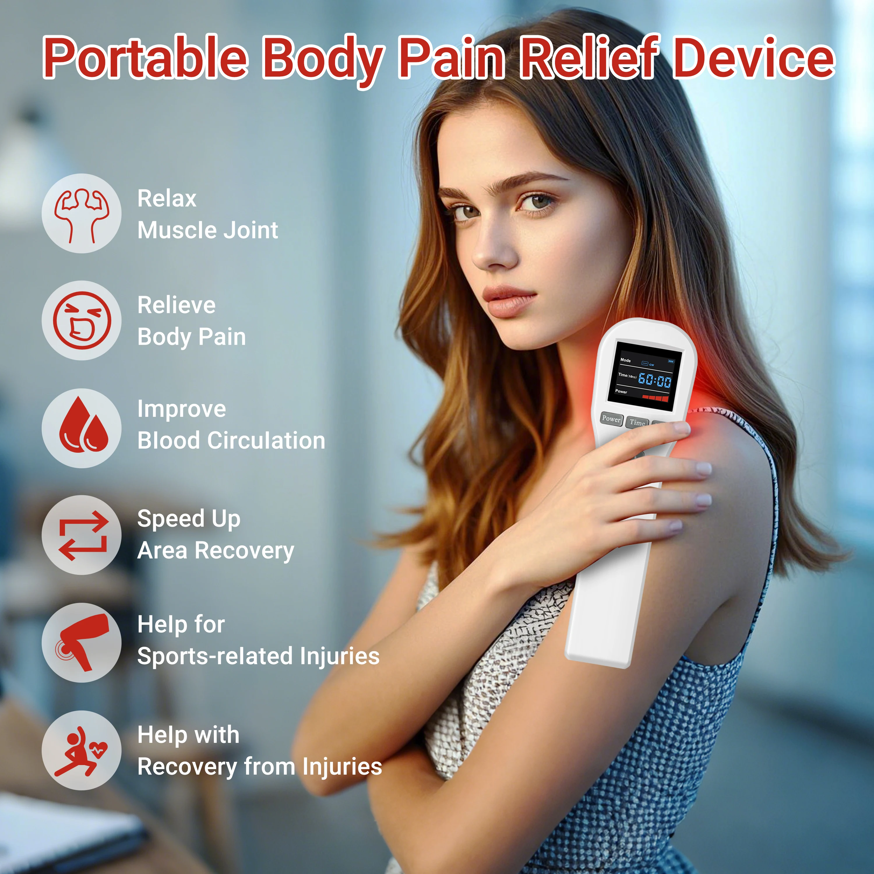 NEW2026ZJZK 1760mw 808nm 650nm LLLT Cold Laser Therapy for Dogs Sciatica Pain Relief Back Pain Disc Herniation Wound Healing
NEW2026ZJZK 1760mw 808nm 650nm LLLT Cold Laser Therapy for Dogs Sciatica Pain Relief Back Pain Disc Herniation Wound Healing