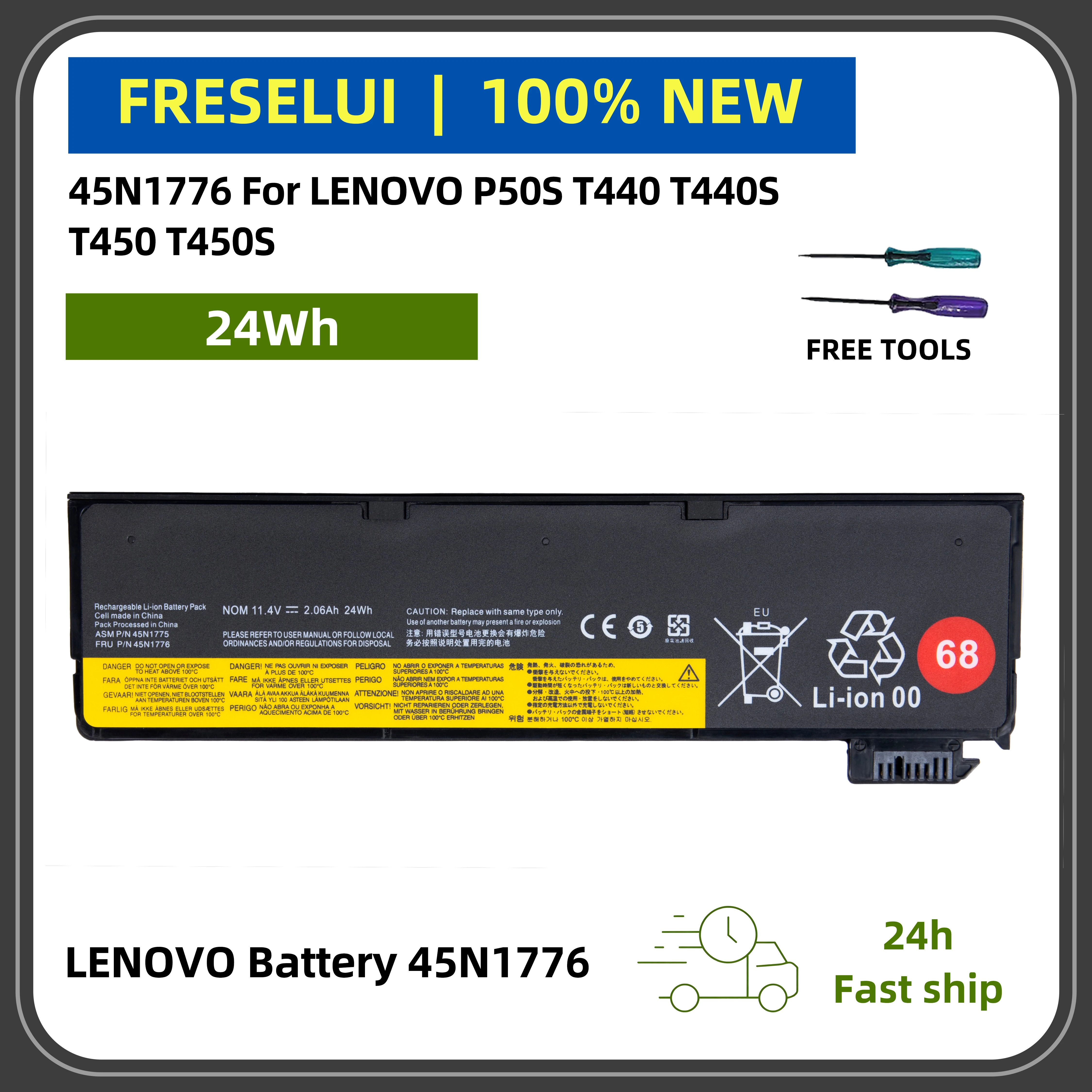 Высокопроизводительный аккумулятор FRLESUI 45N1776 для LENOVO P50S T440 T440S T450 T450S
Высокопроизводительный аккумулятор FRLESUI 45N1776 для LENOVO P50S T440 T440S T450 T450S