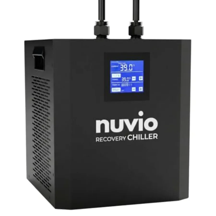 Water Chiller for Ice Bath - 1/3 HP Cold Plunge Chiller Cools to 39F, Works with Any Tub, Portable Ice Bath, with Filter Timer,
Water Chiller for Ice Bath - 1/3 HP Cold Plunge Chiller Cools to 39F, Works with Any Tub, Portable Ice Bath, with Filter Timer,