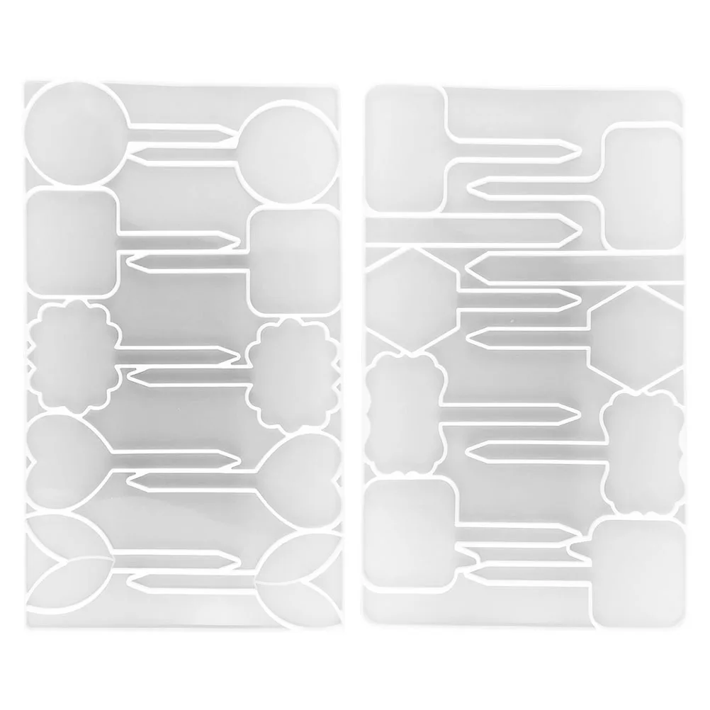 2Pcs Plant Label DIY Mold Silicone Epoxy Molds for Garden Label Making Craft Accessories Strong Wear Resistance Deformation
2Pcs Plant Label DIY Mold Silicone Epoxy Molds for Garden Label Making Craft Accessories Strong Wear Resistance Deformation