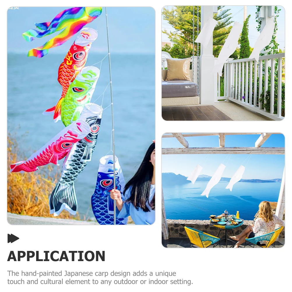 2 Pcs Blank Carp Banner Baby Fish Wind Streamer Flags Cloth Sock Blanks Porch Decorations Outdoor
2 Pcs Blank Carp Banner Baby Fish Wind Streamer Flags Cloth Sock Blanks Porch Decorations Outdoor