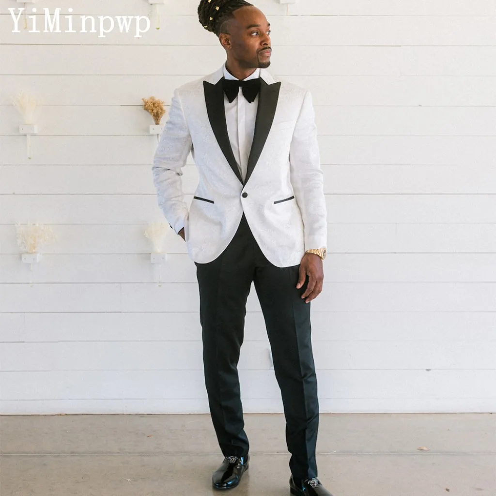 Elegant Men Suits for Wedding Peaked Lapel Single Breasted Double Vent Costume Homme Mariage Eveing Dinner Clothes Jacket+Pant
Elegant Men Suits for Wedding Peaked Lapel Single Breasted Double Vent Costume Homme Mariage Eveing Dinner Clothes Jacket+Pant