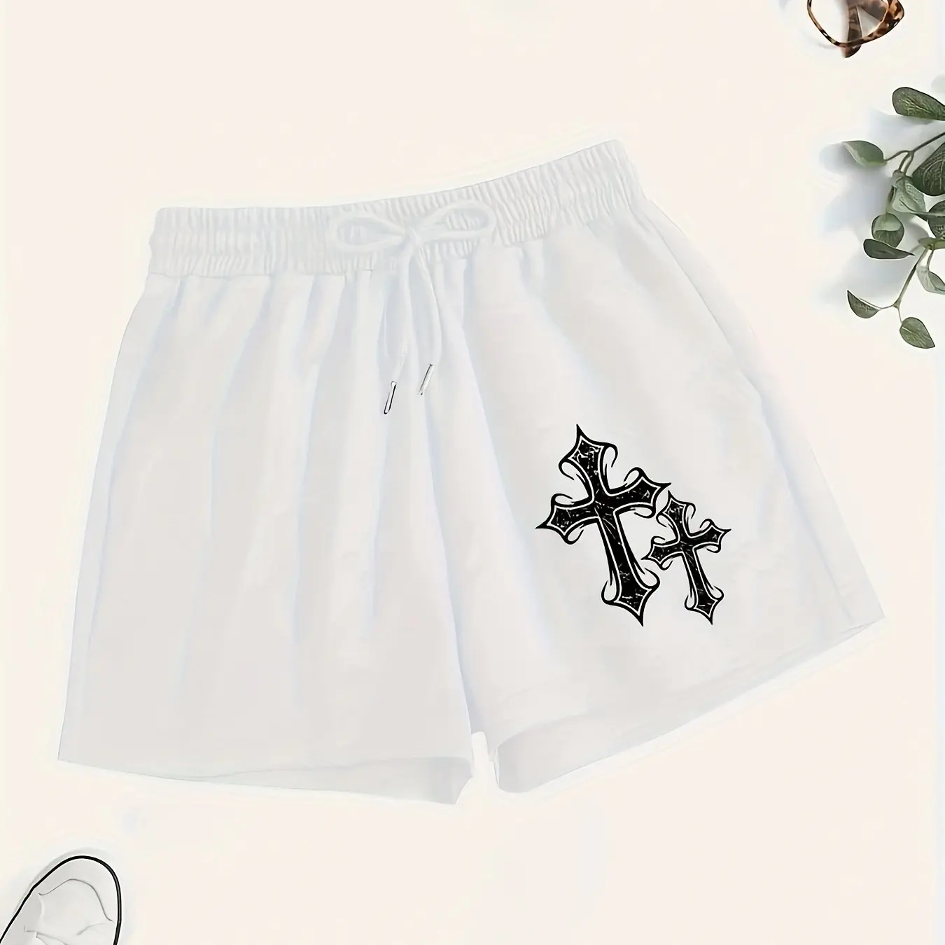Fashion Women's Printed Drawstring Shorts for Spring and Summer Casual Slant Pocket Sports Shorts for Women
Fashion Women's Printed Drawstring Shorts for Spring and Summer Casual Slant Pocket Sports Shorts for Women