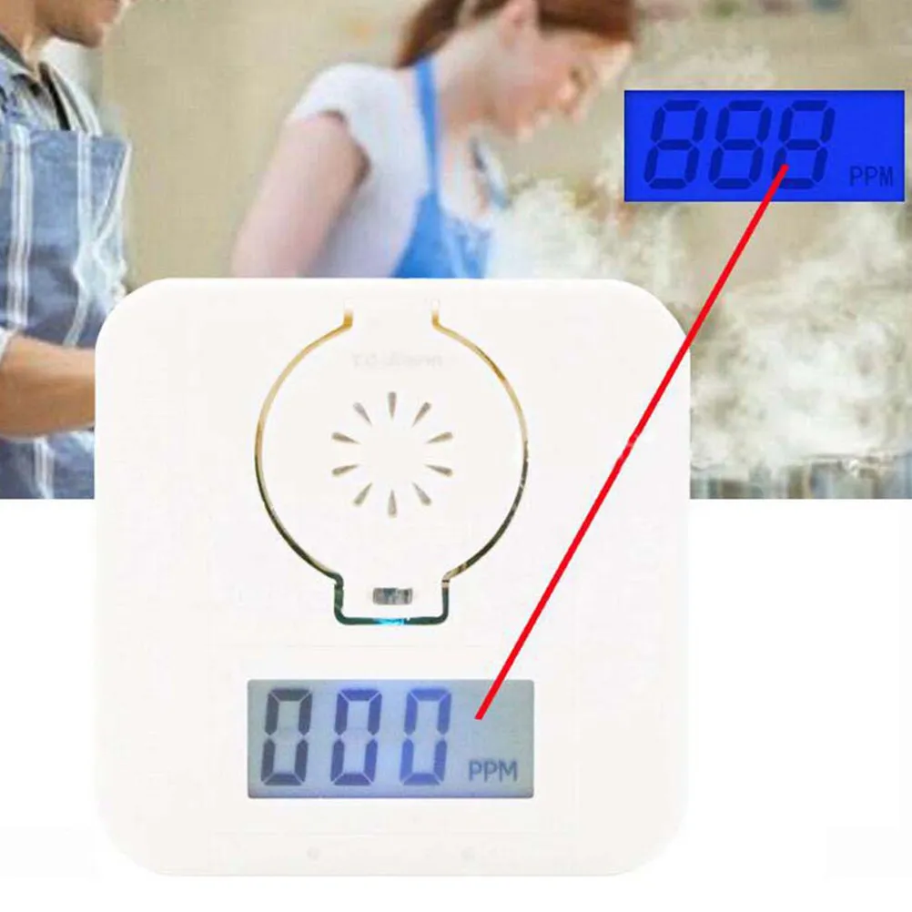 2Pcs Co Alarm Carbon Monoxide Sensor with High Sensitivity Chip LED Screen Auto Sound for Indoor Air
2Pcs Co Alarm Carbon Monoxide Sensor with High Sensitivity Chip LED Screen Auto Sound for Indoor Air