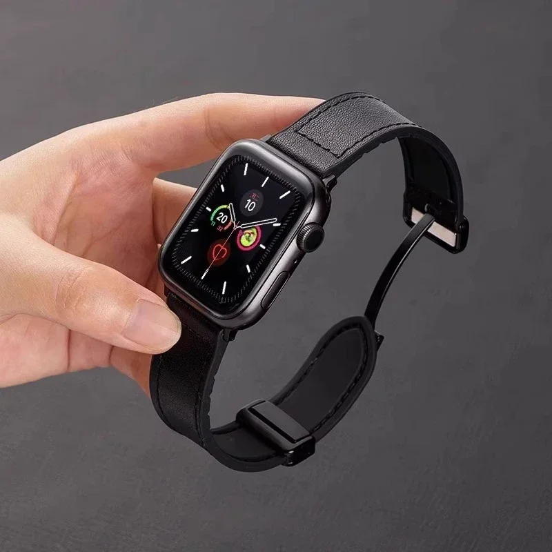 Ремешок для Apple Watch 10 42 46 мм Ultra2 49 мм 44 мм 45 41 мм 40 мм 38 42 мм кожаный + силиконовый браслет для iwatch Series 9 8 7 SE 6
Ремешок для Apple Watch 10 42 46 мм Ultra2 49 мм 44 мм 45 41 мм 40 мм 38 42 мм кожаный + силиконовый браслет для iwatch Series 9 8 7 SE 6