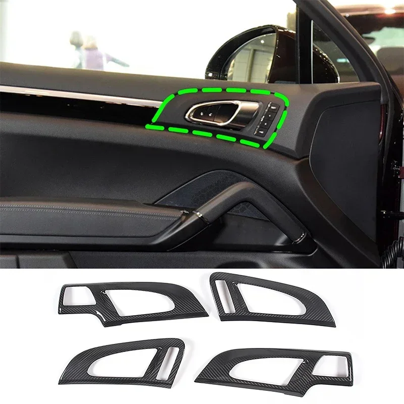 For Porsche Cayenne 2011-2017 Real Carbon Fiber Car Inner Door Handle Frame Cover Trim Sticker Car Accessories
For Porsche Cayenne 2011-2017 Real Carbon Fiber Car Inner Door Handle Frame Cover Trim Sticker Car Accessories