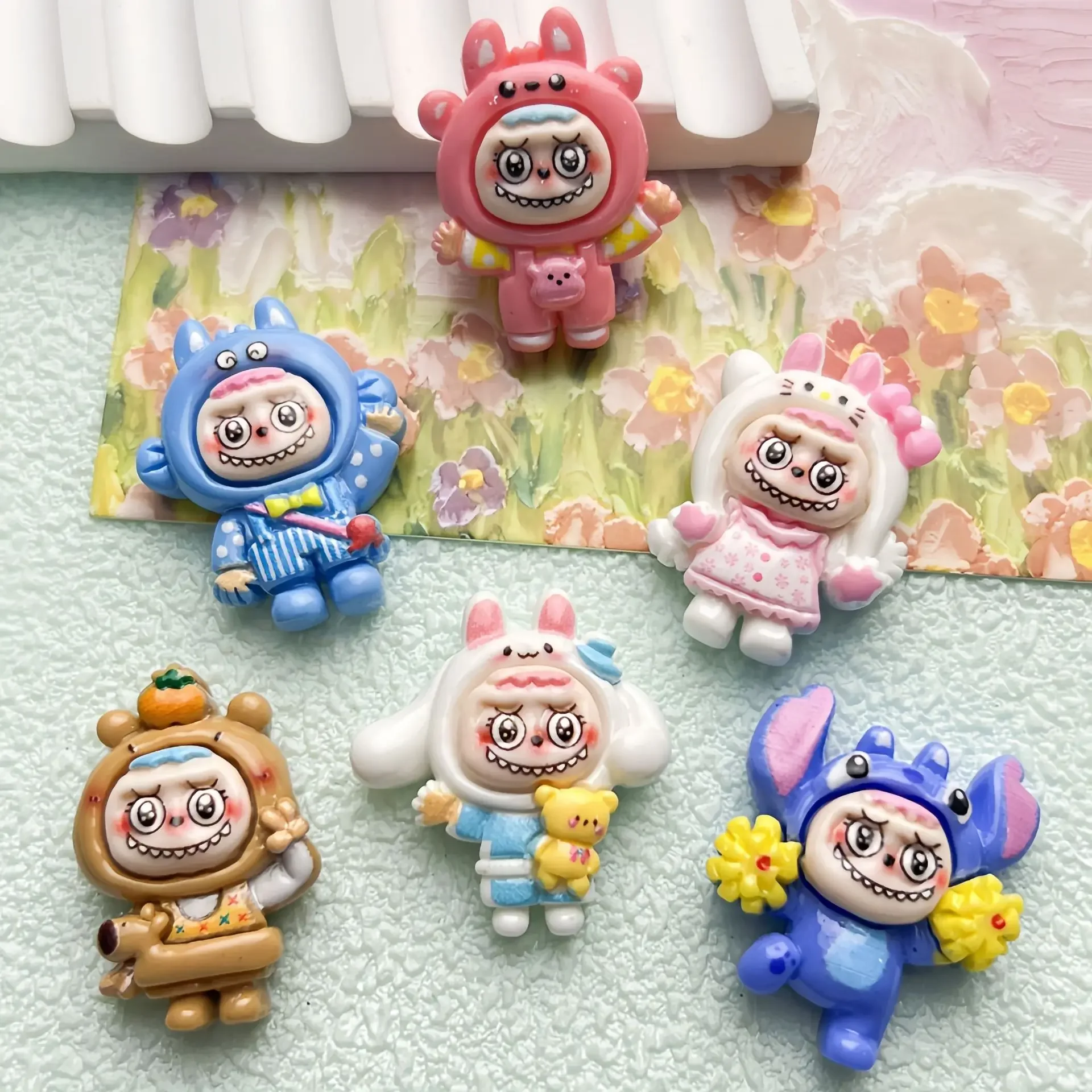 5pcs Cartoon funny miniso labubu resin flatback cabochons diy crafts materials jewelry making charms
5pcs Cartoon funny miniso labubu resin flatback cabochons diy crafts materials jewelry making charms
