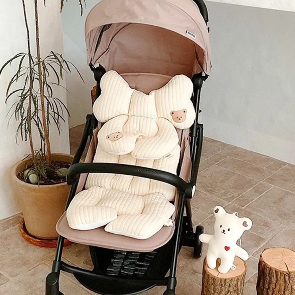 Bear Embroidery Baby Stroller Cushion Stroller Accessories Korean Style Trolley Mattress Car Seat Pram Cushion Pushchair Car Mat
Bear Embroidery Baby Stroller Cushion Stroller Accessories Korean Style Trolley Mattress Car Seat Pram Cushion Pushchair Car Mat