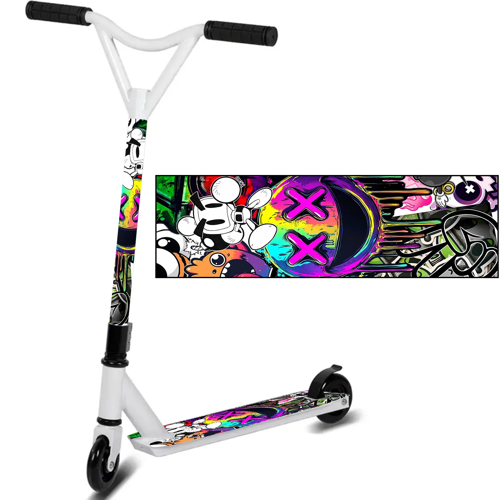 1 Piece Tide Cool Graffiti Cool Scooter Sticker, Skateboard Sticker for Scooter, Scooter, Portable Folding Scooter, Heavy Duty
1 Piece Tide Cool Graffiti Cool Scooter Sticker, Skateboard Sticker for Scooter, Scooter, Portable Folding Scooter, Heavy Duty