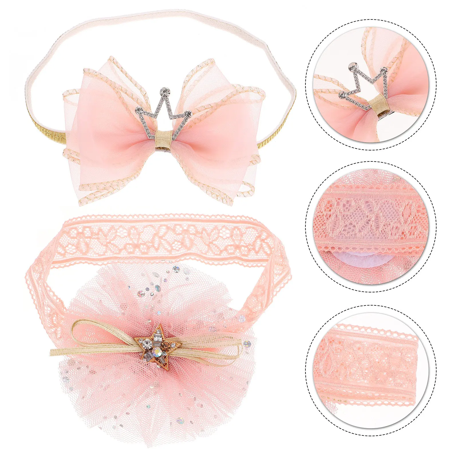 2Pcs Baby Crown Hairband Infant Newborn Headband for Birthday Party Photo Baby Hair Decor Accessory Newborn Hairband
2Pcs Baby Crown Hairband Infant Newborn Headband for Birthday Party Photo Baby Hair Decor Accessory Newborn Hairband
