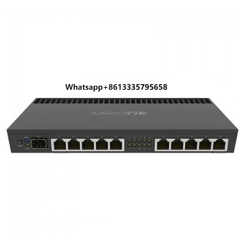 Mikrotik RB4011iGS+RM 10 Port Gigabit Ethernet 1.4GHz Quad-Core CPU Enterprise IPNetwork WIFI Router
Mikrotik RB4011iGS+RM 10 Port Gigabit Ethernet 1.4GHz Quad-Core CPU Enterprise IPNetwork WIFI Router