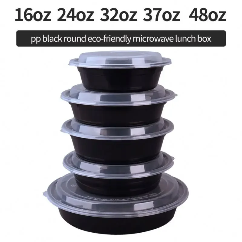 # Transparent Round 16oz-48oz Disposable Takeaway Plastic Food Containers With Lid #
# Transparent Round 16oz-48oz Disposable Takeaway Plastic Food Containers With Lid #