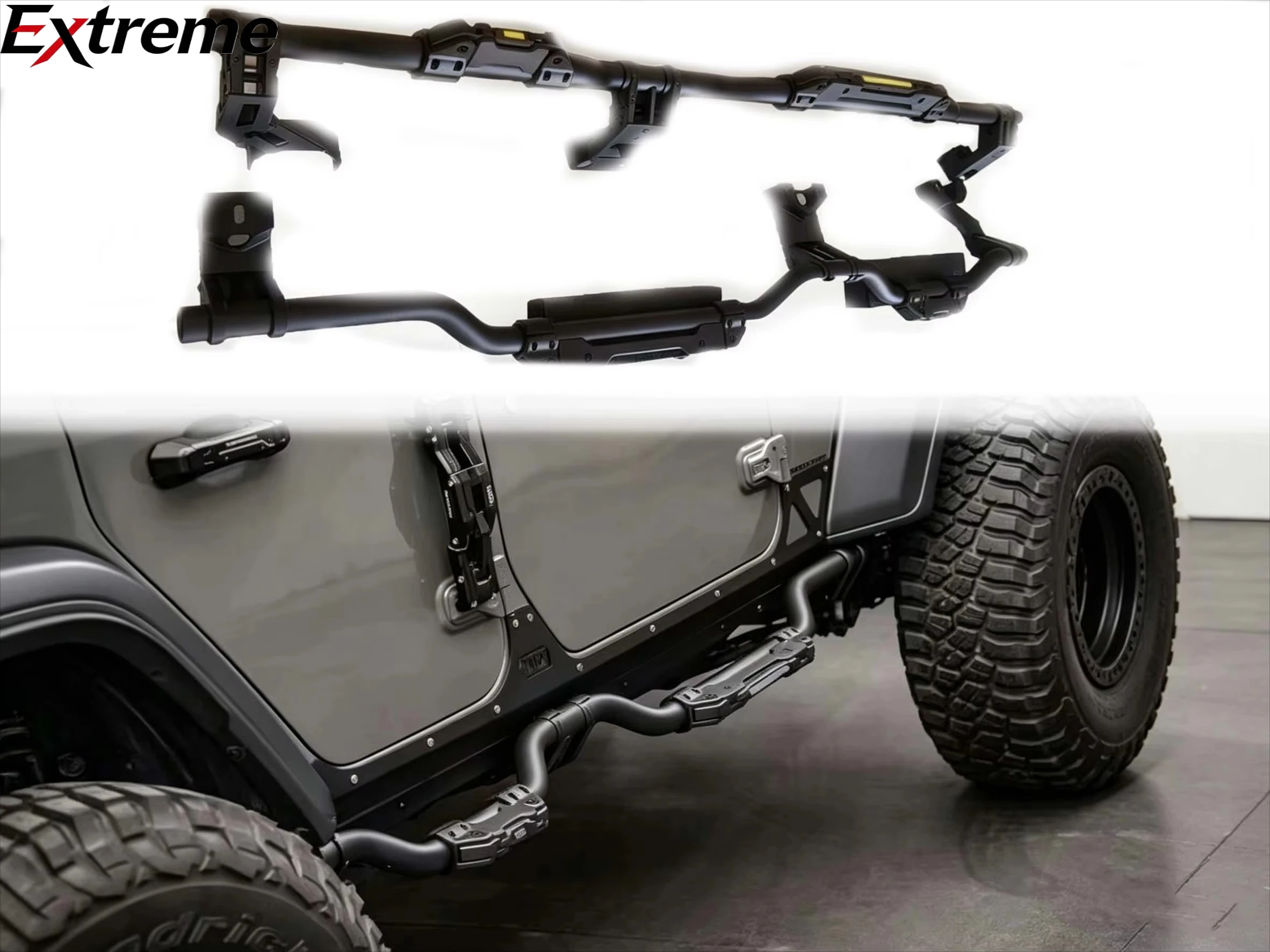Off-road 4x4 Vehicle Accessories, 4-door Side Steps, Suitable for Jeep Wrangler JL
Off-road 4x4 Vehicle Accessories, 4-door Side Steps, Suitable for Jeep Wrangler JL