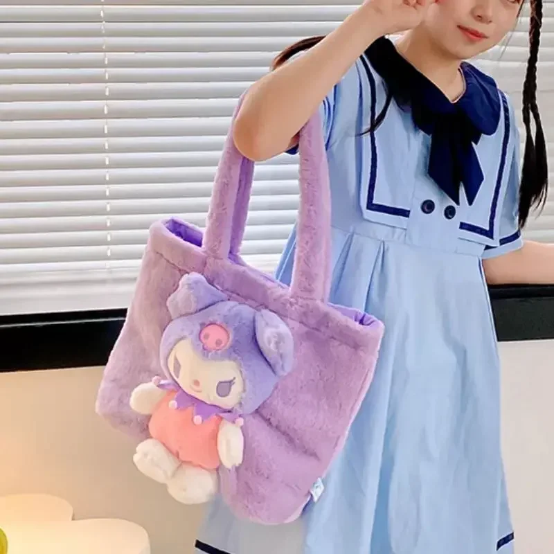 Sweet My Melody Anime Kawaii Ins Autumn Winter Handbag Cute Sanrio Kuromi Lovely Doll Storage Bag Princess Gifts for Girls
Sweet My Melody Anime Kawaii Ins Autumn Winter Handbag Cute Sanrio Kuromi Lovely Doll Storage Bag Princess Gifts for Girls