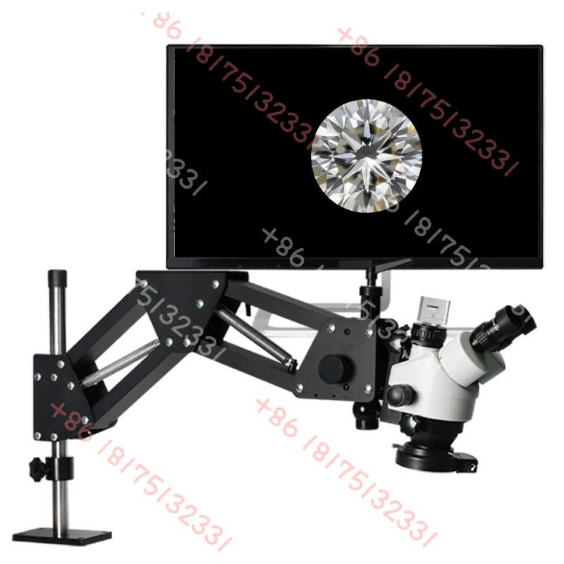4K/2K Camera 3.5X-90X Multi-Directional Gem Optical Tools Micro-Setting Optical Microscope for Jewelry Diamond Setting
4K/2K Camera 3.5X-90X Multi-Directional Gem Optical Tools Micro-Setting Optical Microscope for Jewelry Diamond Setting