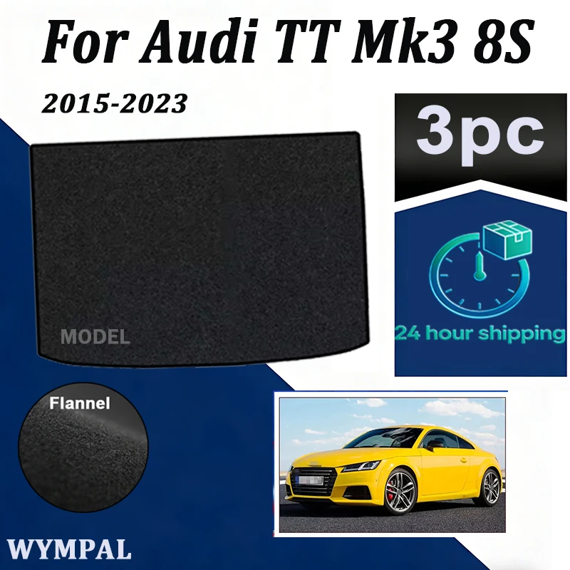Нейлоновые коврики в багажник для Audi TT Mk3 8S FV 4-местный 2015~2023, поддон для багажа, задний коврик, черные
Нейлоновые коврики в багажник для Audi TT Mk3 8S FV 4-местный 2015~2023, поддон для багажа, задний коврик, черные