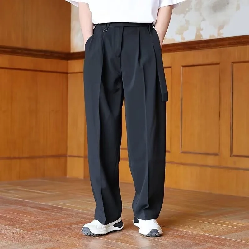 American European Summer 2025 New Fashion Men's Solid Color Casual Trendy Loose Basic Straight Trousers Male Clothes Suit Pants
American European Summer 2025 New Fashion Men's Solid Color Casual Trendy Loose Basic Straight Trousers Male Clothes Suit Pants