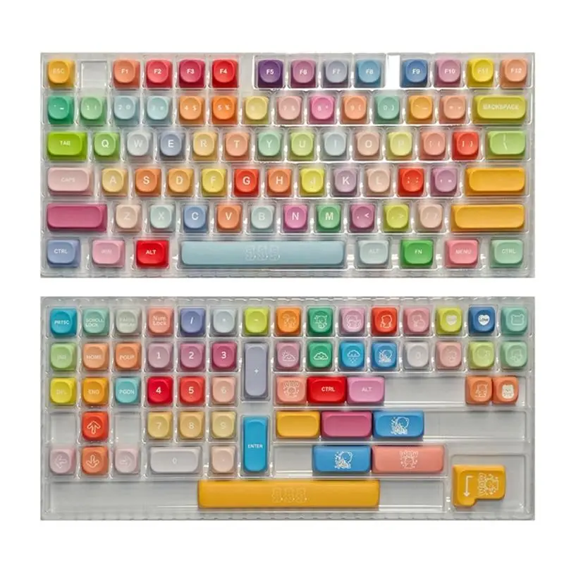 MOA Colorful Keycap Collection PBT Construction 132Keys For Gaming Keyboards D2RC
MOA Colorful Keycap Collection PBT Construction 132Keys For Gaming Keyboards D2RC