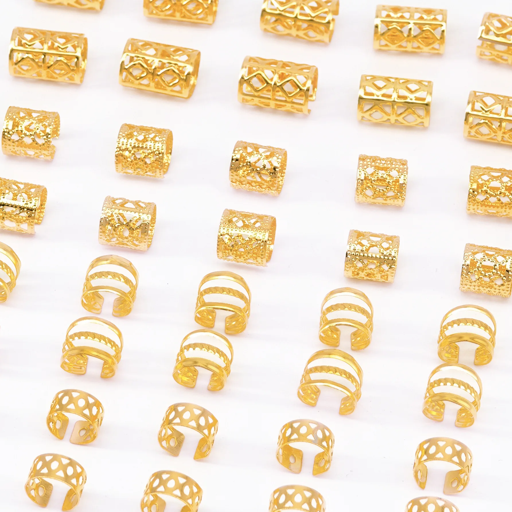 Premium 40 Count Alloy Dreadlocks Decoration Kit with Mesh Hollow Hair Extension Loop for DIY Braid
Premium 40 Count Alloy Dreadlocks Decoration Kit with Mesh Hollow Hair Extension Loop for DIY Braid