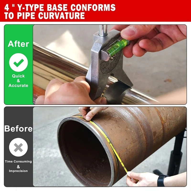Safety Pipe Centering Head Welder Fitter Plumbing Marker Ruler Pipe CenterFinder
Safety Pipe Centering Head Welder Fitter Plumbing Marker Ruler Pipe CenterFinder