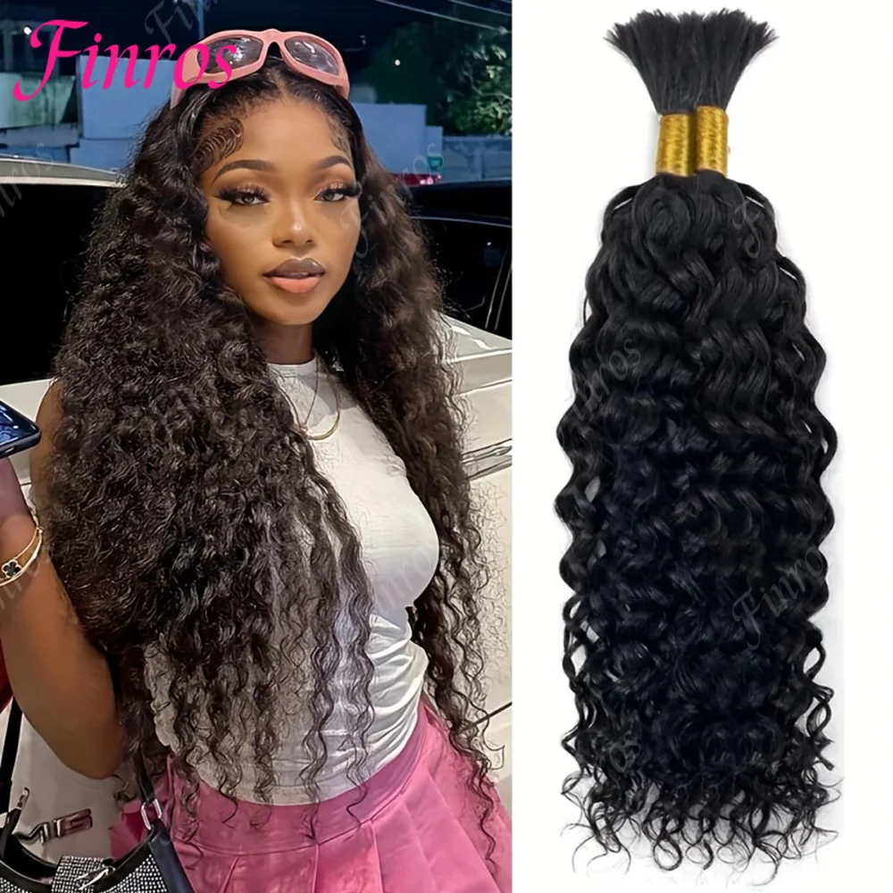 1B Hair Bulk Deep Wave Human Hair Braiding Curly No Weft Hair Extensions For Various Knotless Boho Braided For Women
1B Hair Bulk Deep Wave Human Hair Braiding Curly No Weft Hair Extensions For Various Knotless Boho Braided For Women