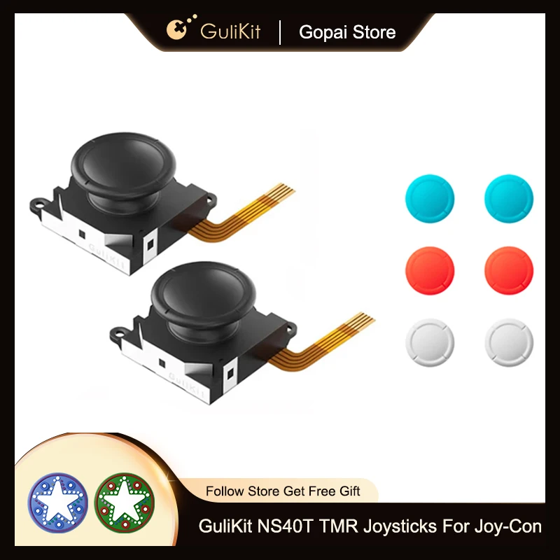 Gulikit NS40T TMR Joysticks for JoyCon Replacement No Drifting Stick for Nintendo Swicth / Switch OLED / Switch Lite Repair
Gulikit NS40T TMR Joysticks for JoyCon Replacement No Drifting Stick for Nintendo Swicth / Switch OLED / Switch Lite Repair