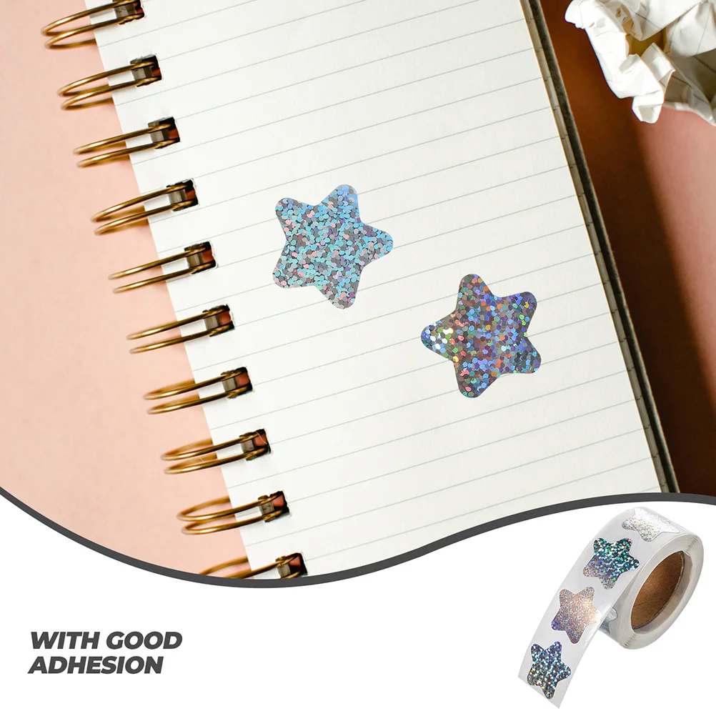 2 Rolls Reward Star Stickers Glitter Self Adhesive Star Labels Sealing Stickers for Classroom Teachers Packaging
2 Rolls Reward Star Stickers Glitter Self Adhesive Star Labels Sealing Stickers for Classroom Teachers Packaging