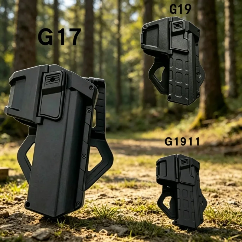 New Tactical Quick Draw Holster 9mm .45 Caliber Waist Mount with Flashlight Compatible Training Gear
New Tactical Quick Draw Holster 9mm .45 Caliber Waist Mount with Flashlight Compatible Training Gear