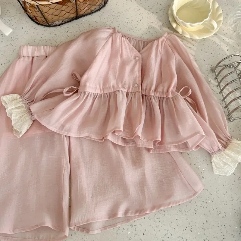Girls Set Summer 2024 Style Sunscreen Shirt Skirt Design Gentle Two Piece Set Toddler Girl Clothes Kids Set
Girls Set Summer 2024 Style Sunscreen Shirt Skirt Design Gentle Two Piece Set Toddler Girl Clothes Kids Set