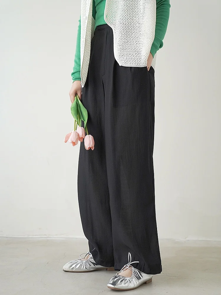 High Waist Straight Leg Pants Women's Autumn Fashion New All-Match Loose Slimming Casual Long Pants Sun Protection F673
High Waist Straight Leg Pants Women's Autumn Fashion New All-Match Loose Slimming Casual Long Pants Sun Protection F673